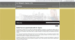 Desktop Screenshot of drgaynordds.com